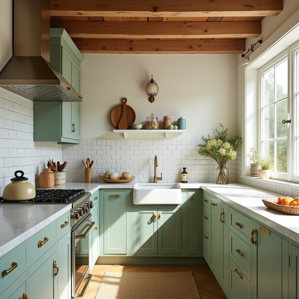 boho farmhouse kitchen decor 7