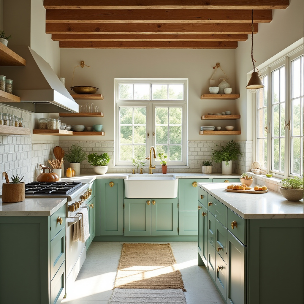 boho farmhouse kitchen decor 8