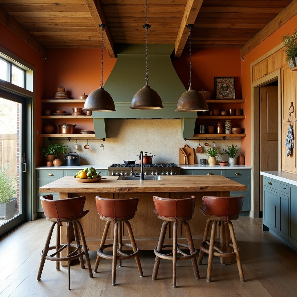 boho farmhouse kitchen ideas 12