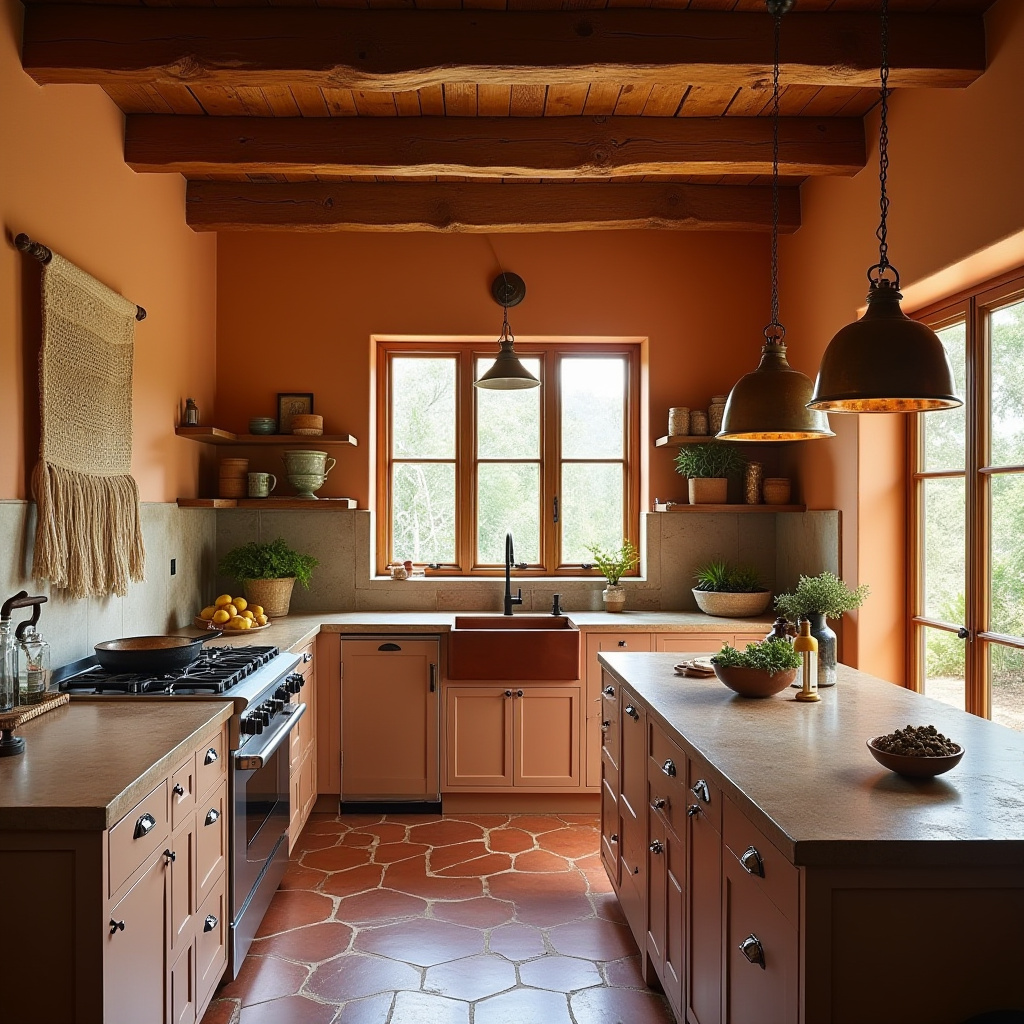 boho farmhouse kitchen ideas 19