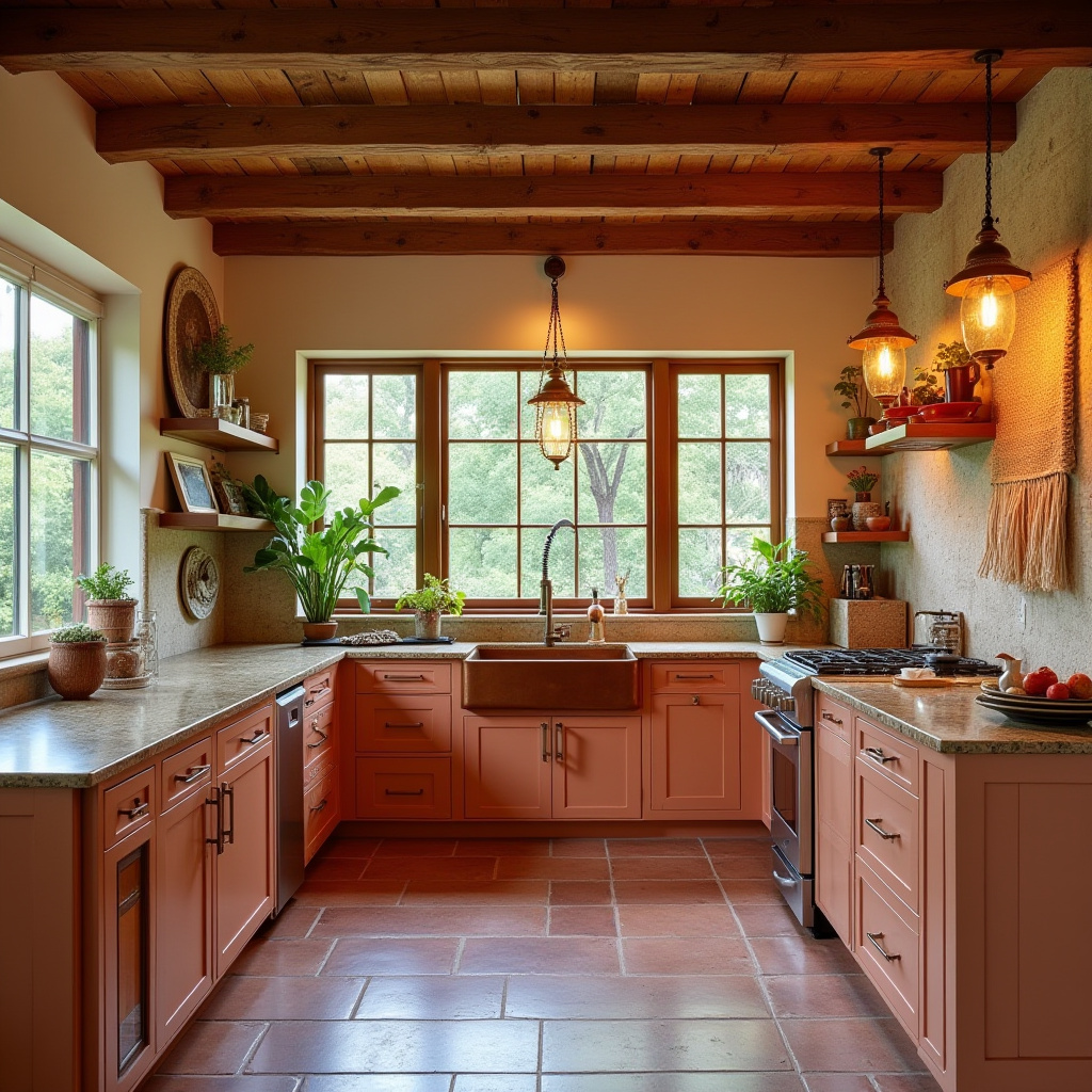 boho farmhouse kitchen ideas 20