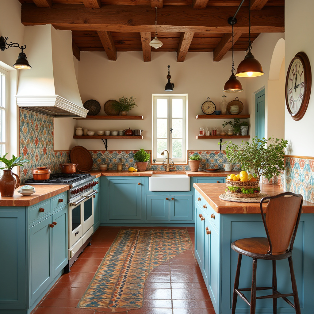 boho farmhouse kitchen ideas 33