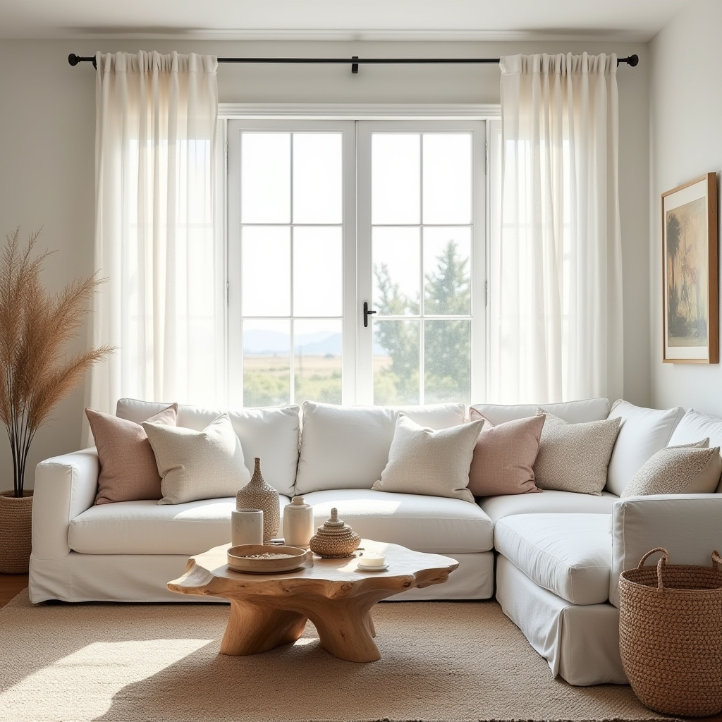 boho farmhouse living room 10