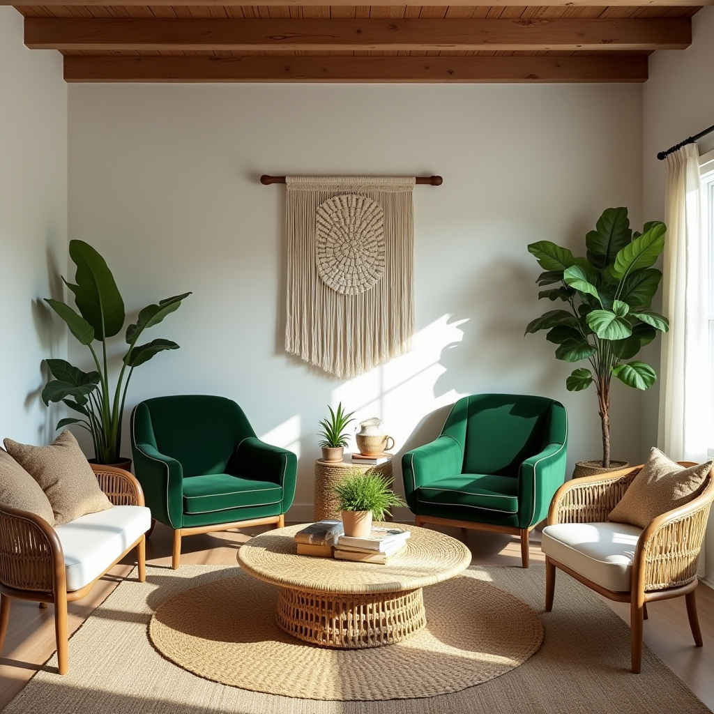 boho farmhouse living room 18