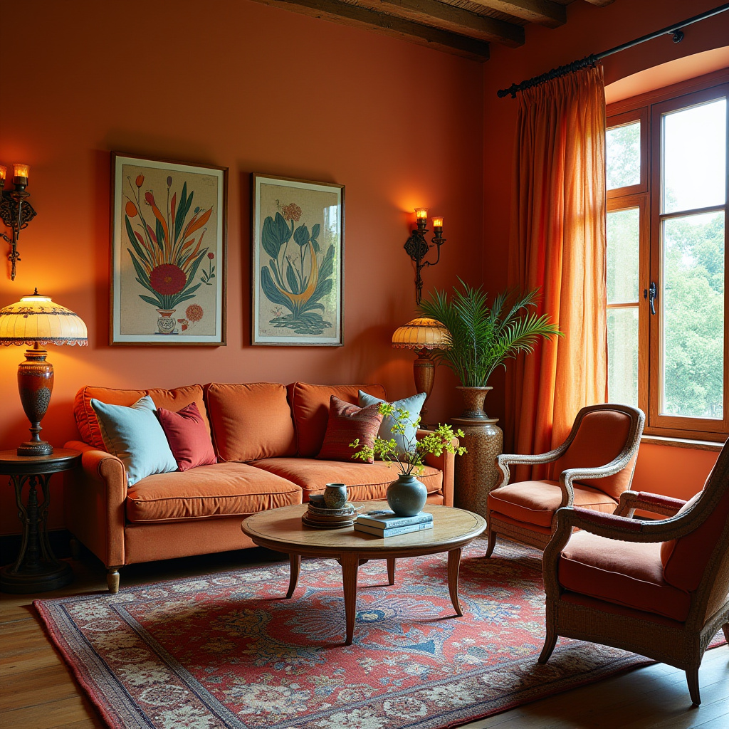 boho farmhouse living room 19