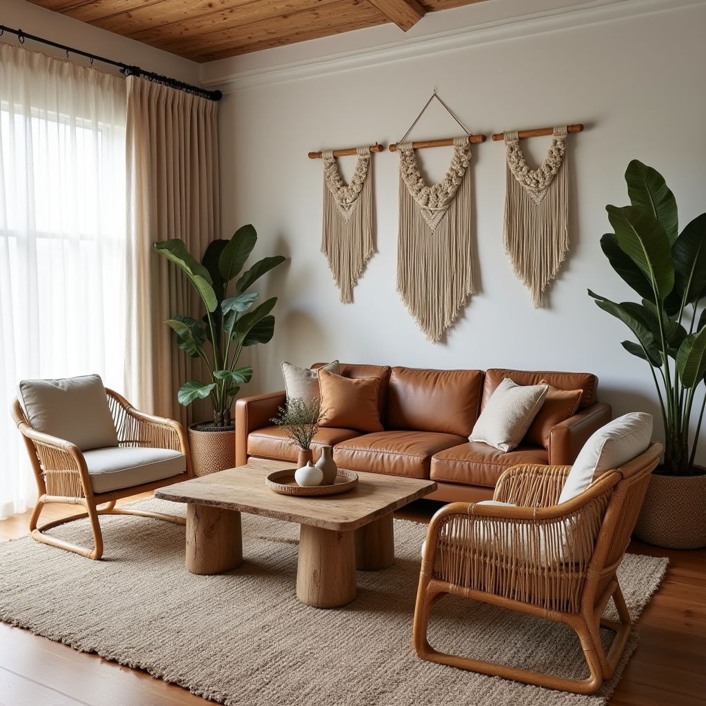 boho farmhouse living room 2