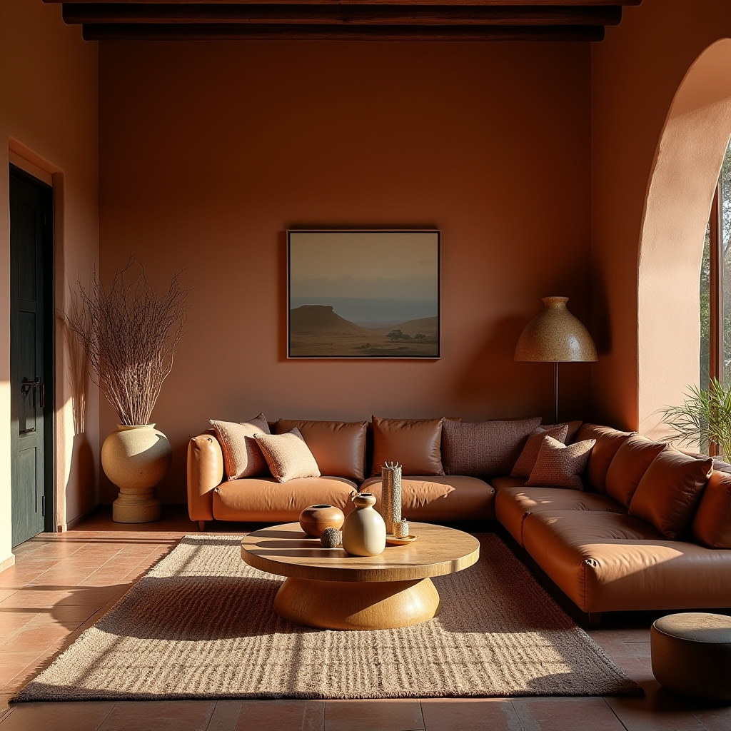 boho farmhouse living room 23