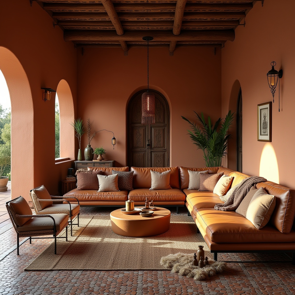 boho farmhouse living room 24