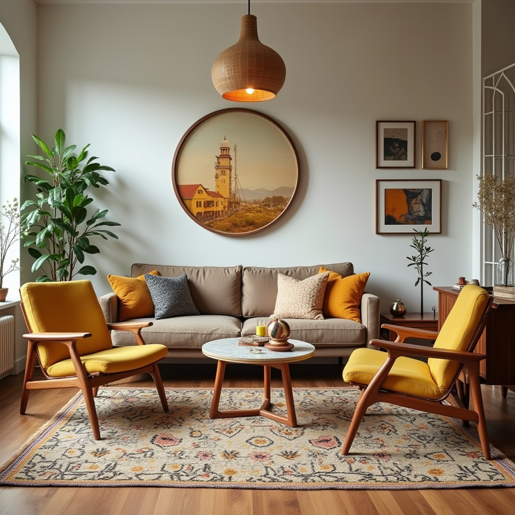 boho farmhouse living room 25