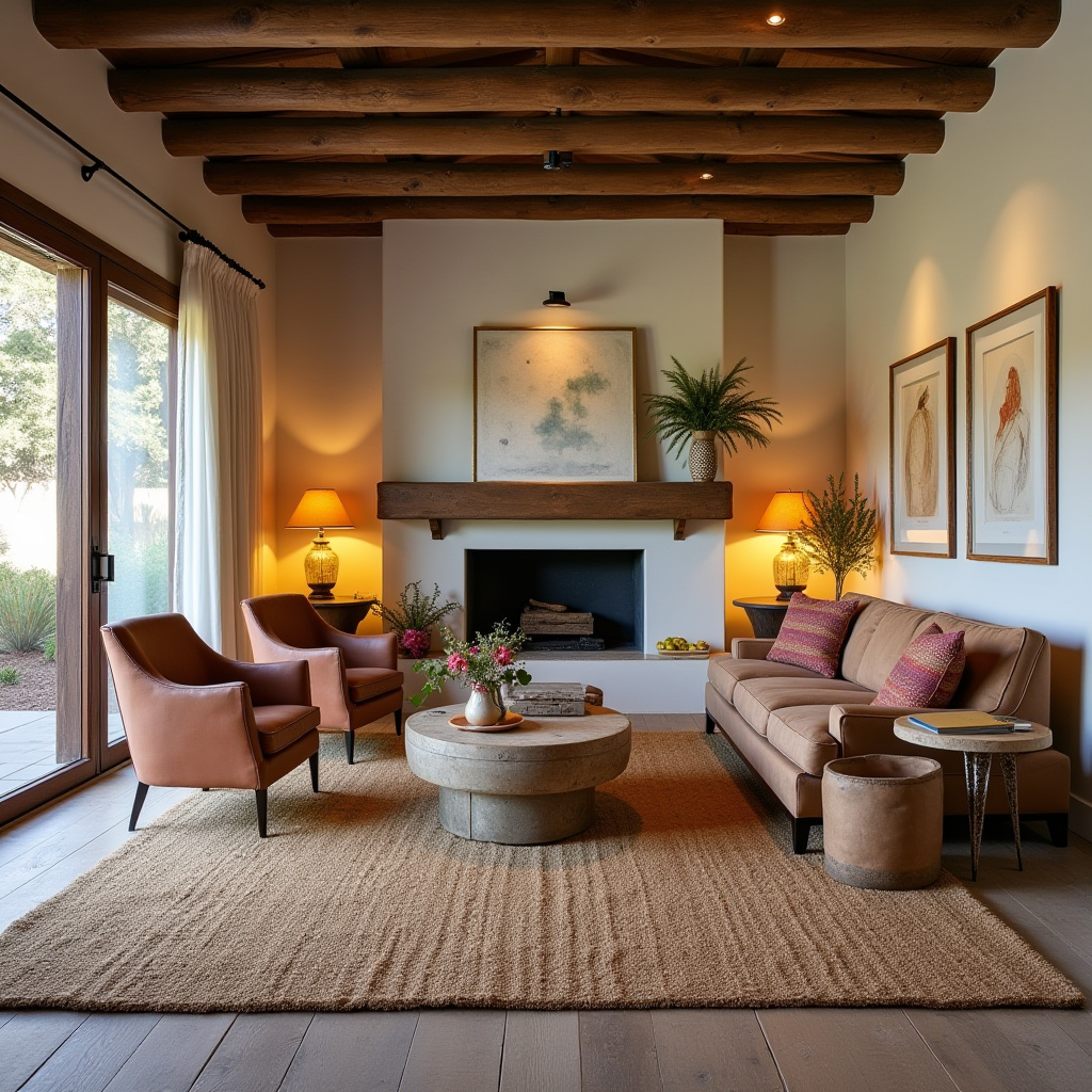 boho farmhouse living room 3
