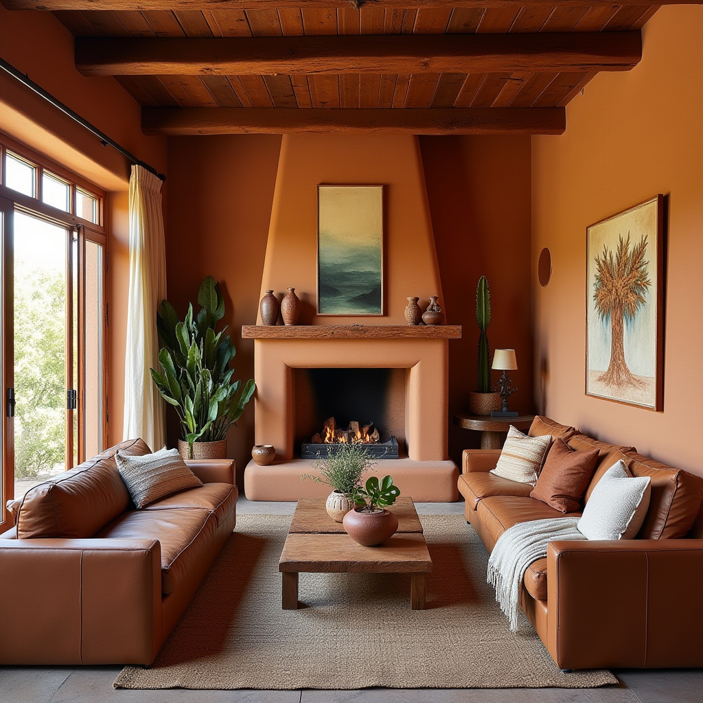 boho farmhouse living room 31