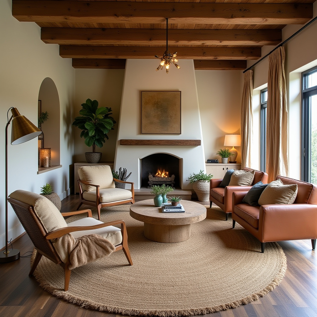 boho farmhouse living room 4