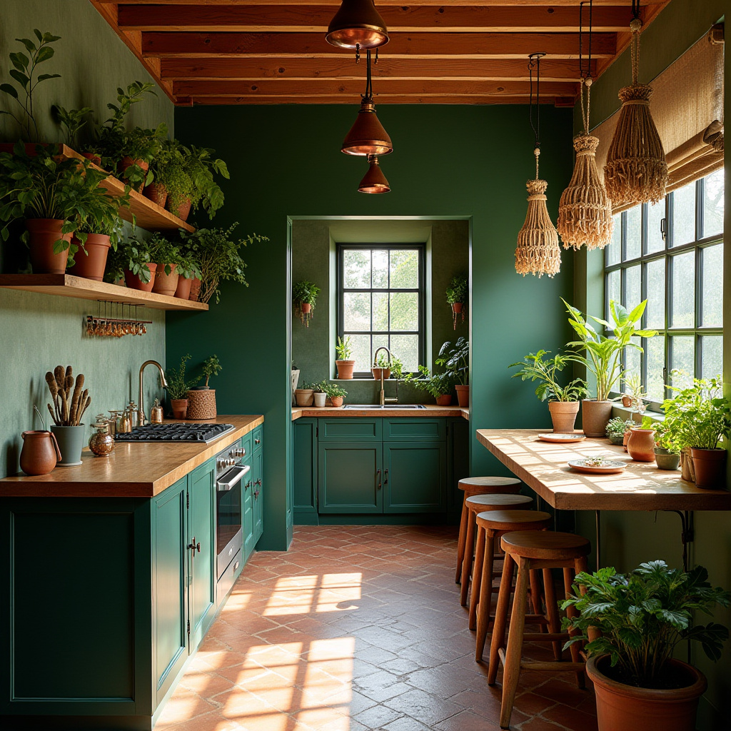 boho galley kitchen 3