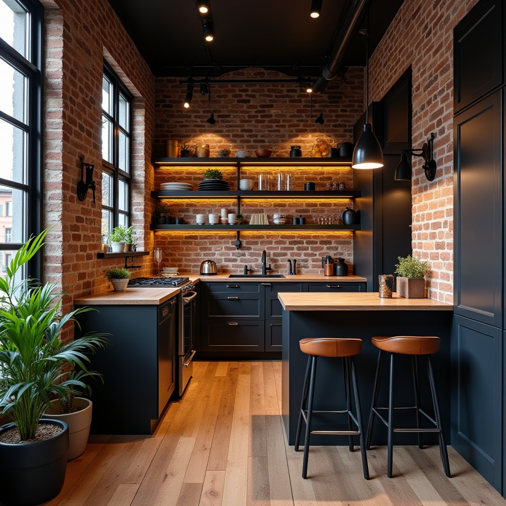 boho galley kitchen 9