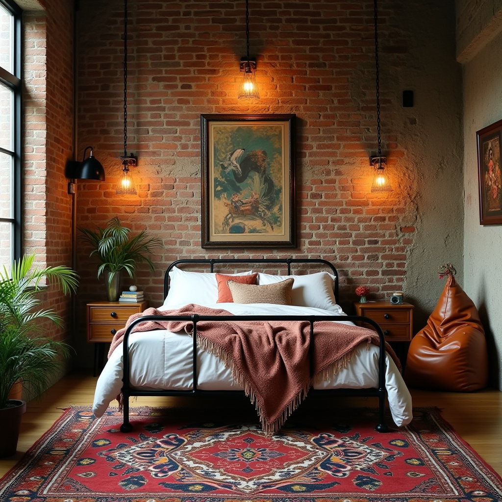 boho girls bedroom 14