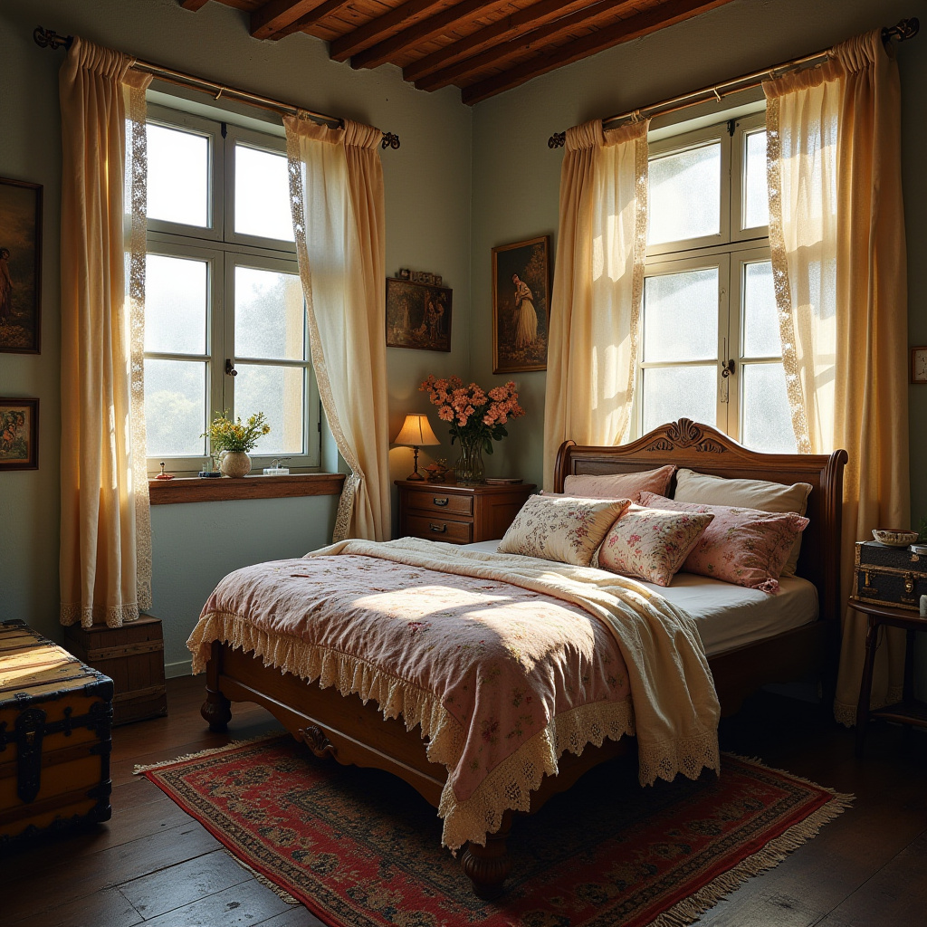 boho girls bedroom 22