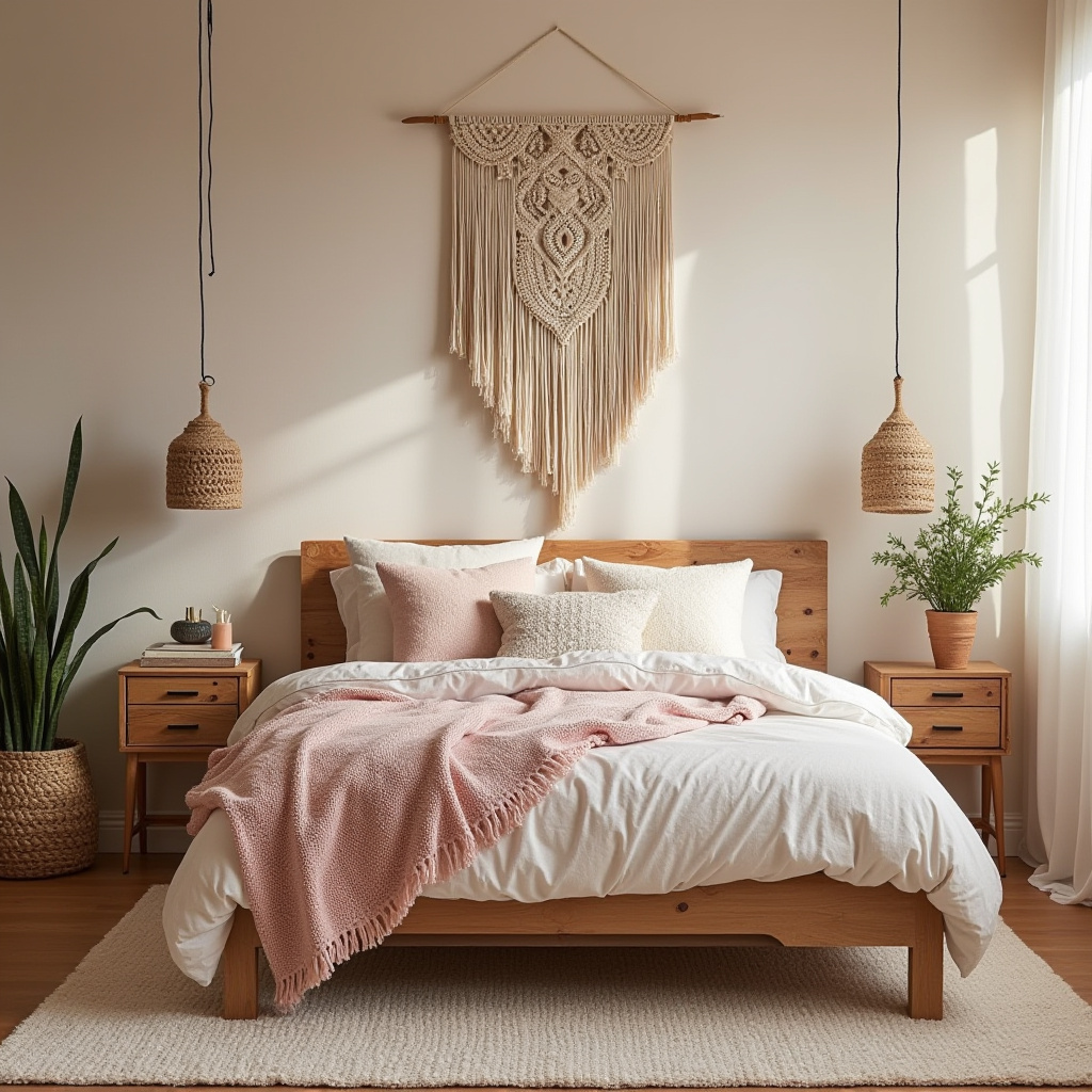 boho girls bedroom 33