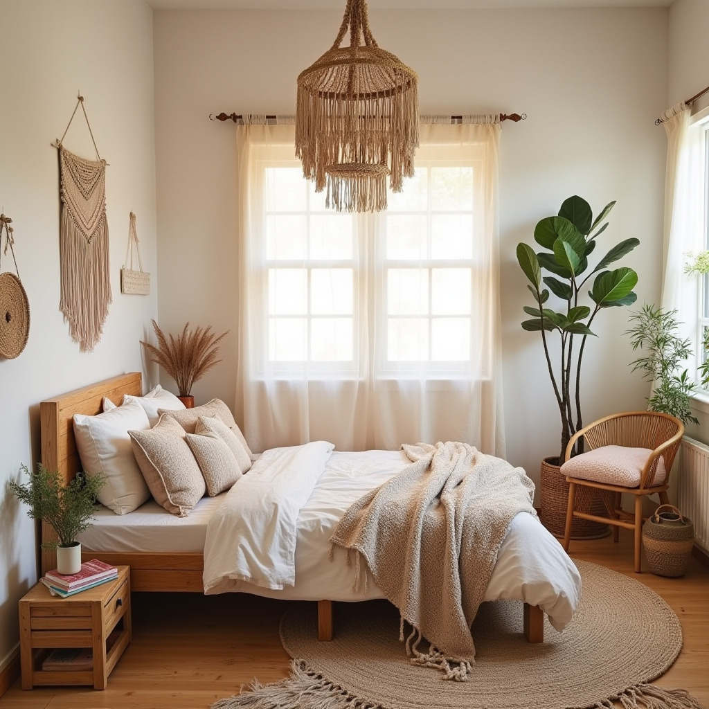boho girls bedroom 34