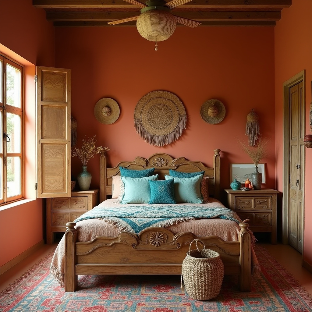 boho girls bedroom 38