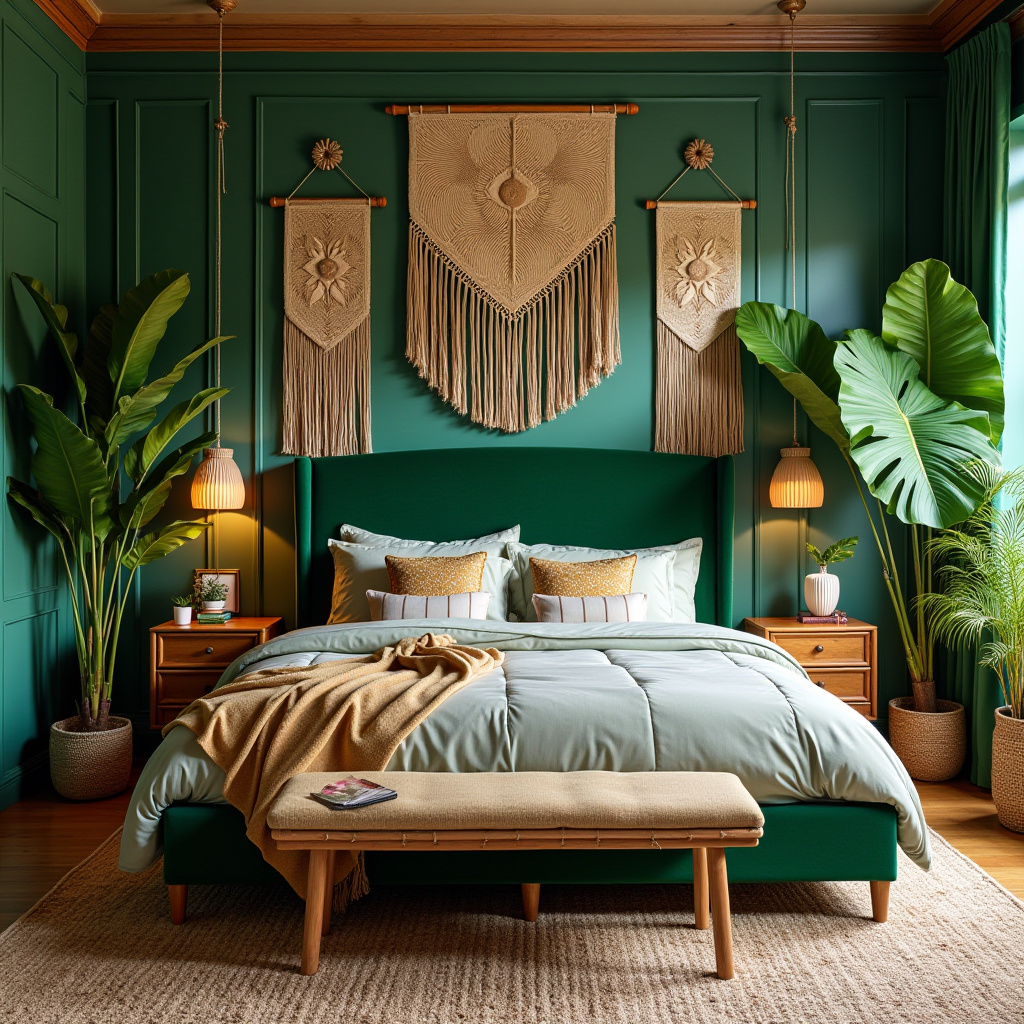 boho glam bedroom 19