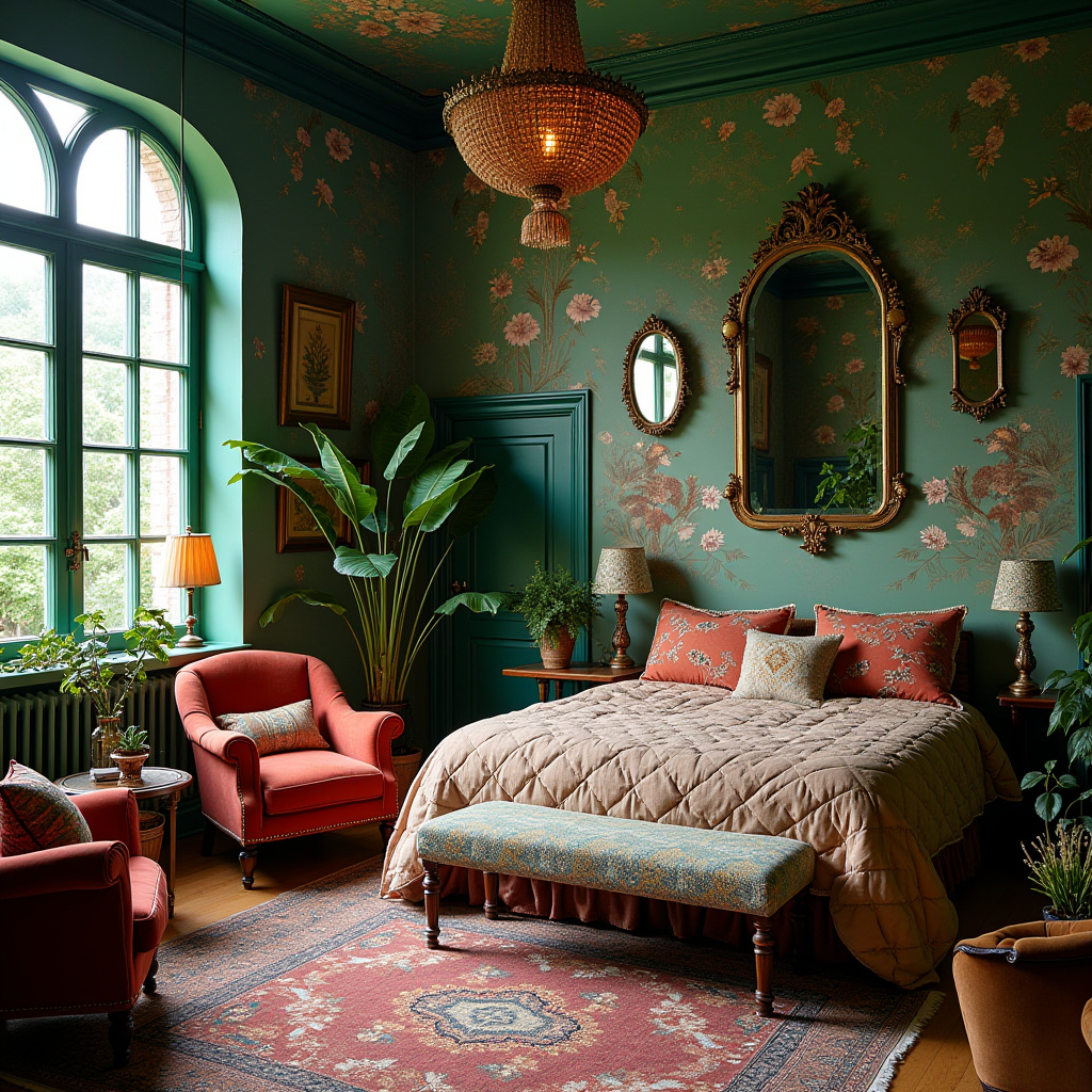 boho glam bedroom 26