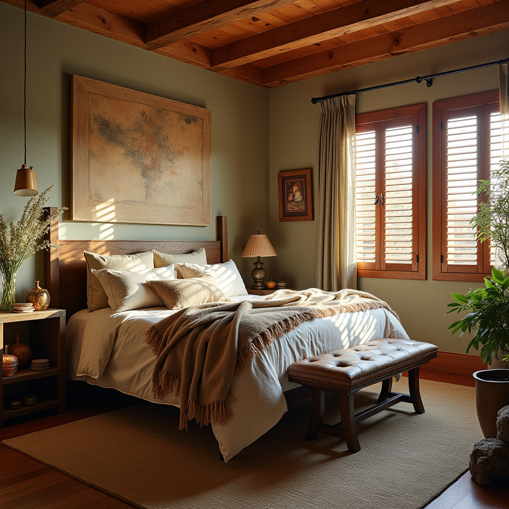 boho glam bedroom 32