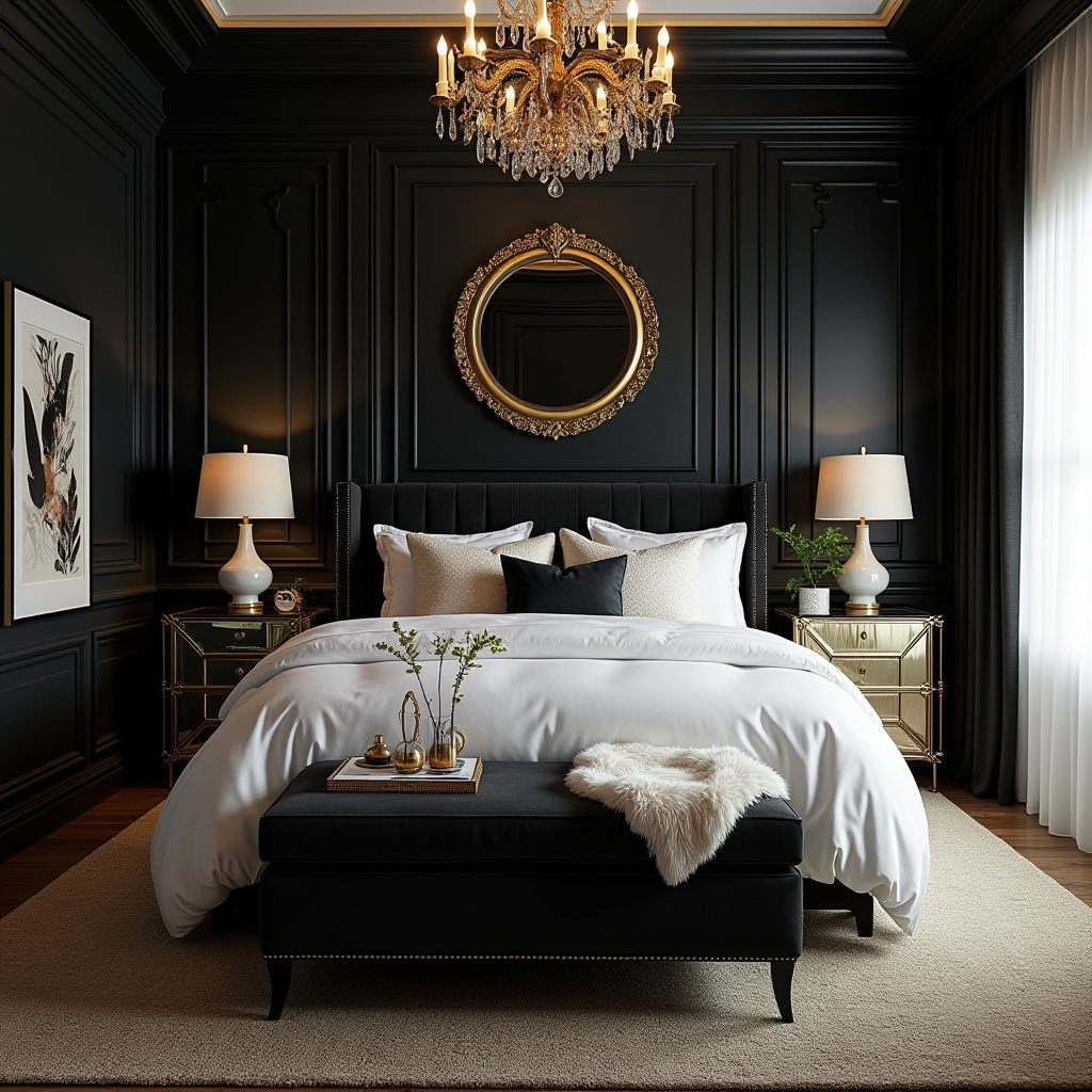 boho glam bedroom 33