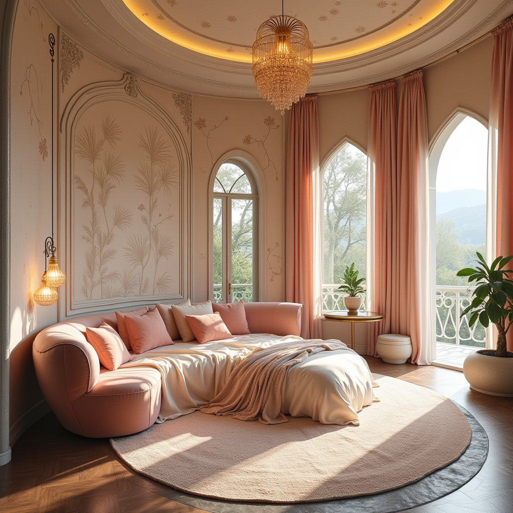 boho glam bedroom 38