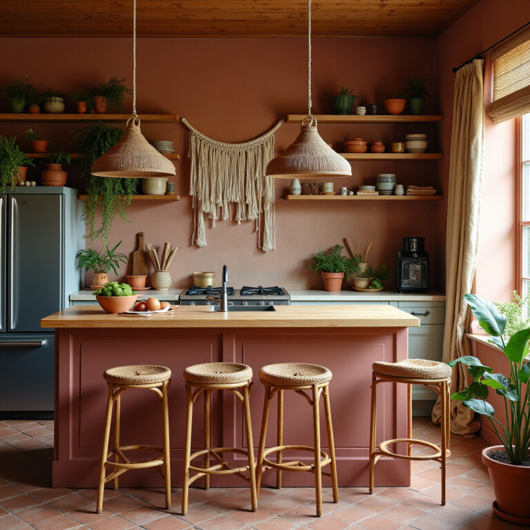 boho home decor kitchen 1