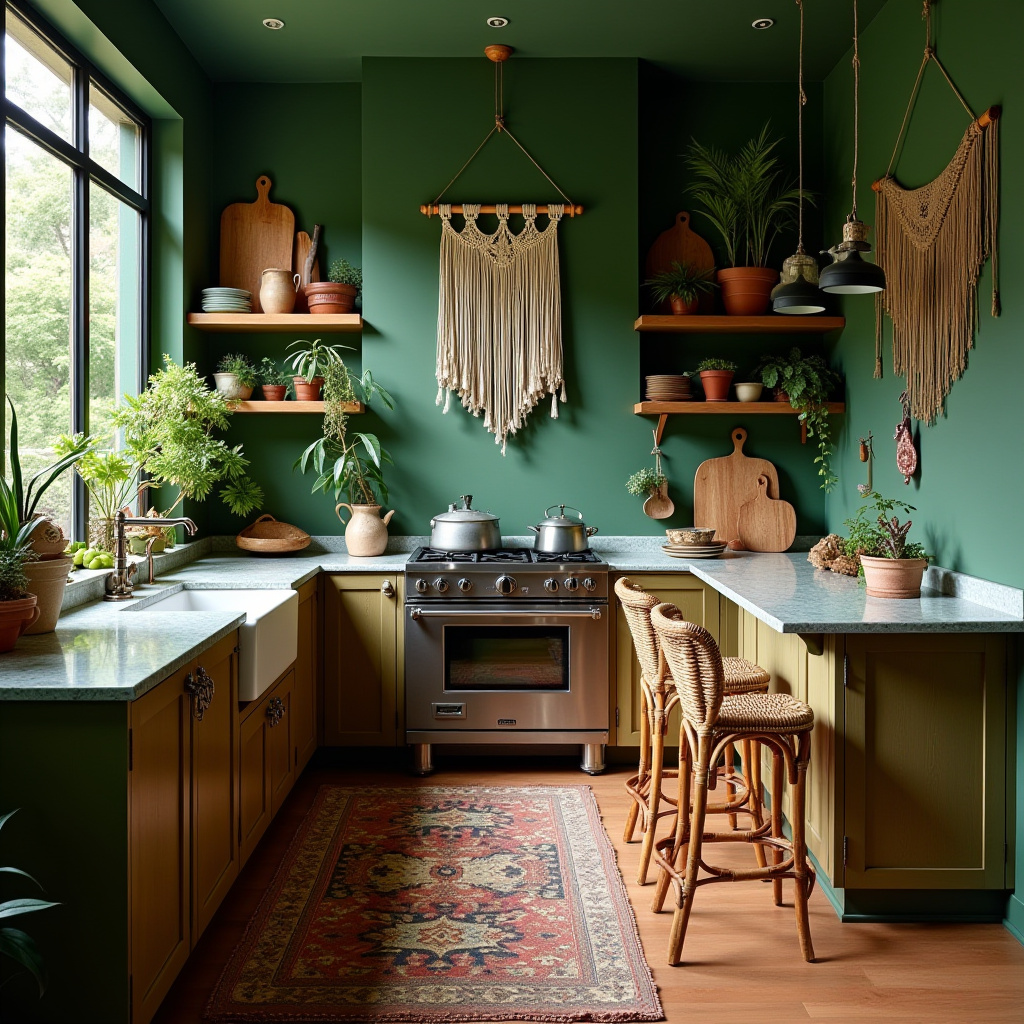 boho home decor kitchen 23