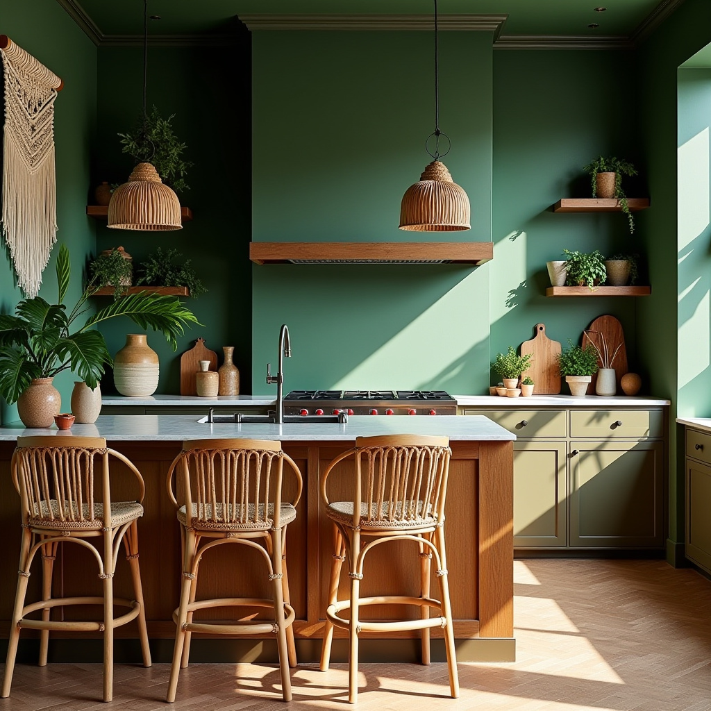 boho home decor kitchen 24
