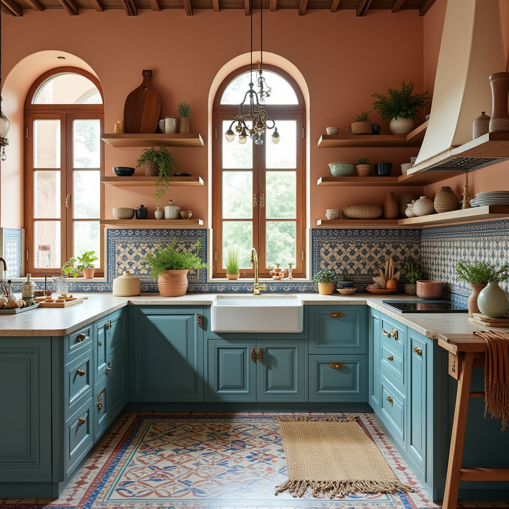 boho home decor kitchen 34