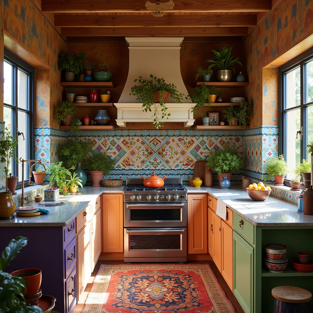 boho house decor kitchen 39