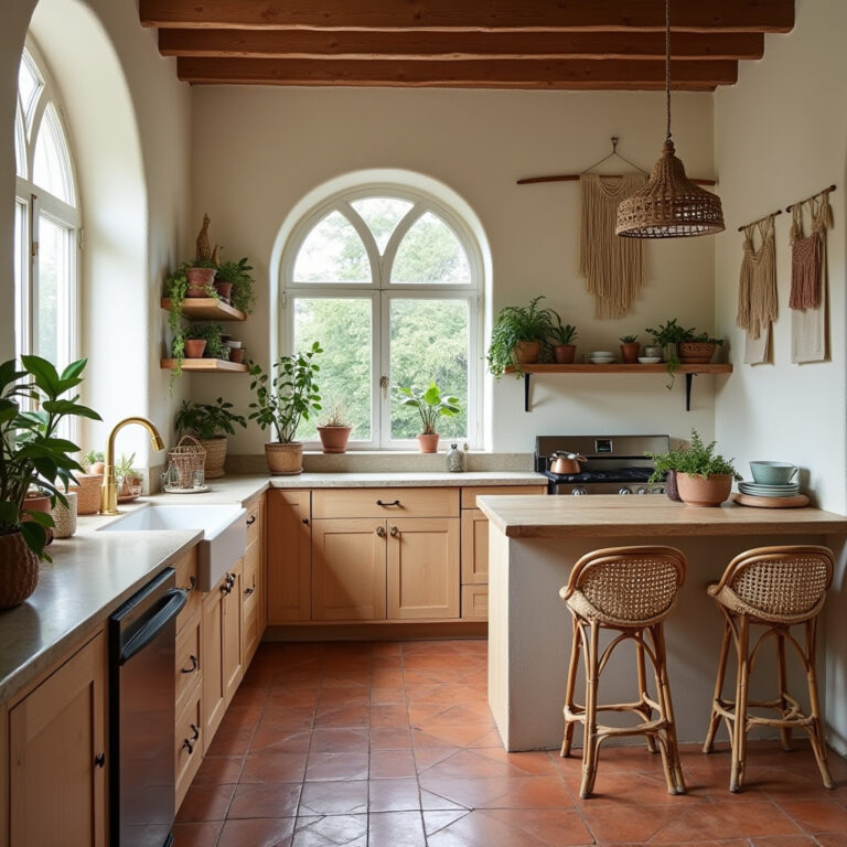 boho house kitchen 1