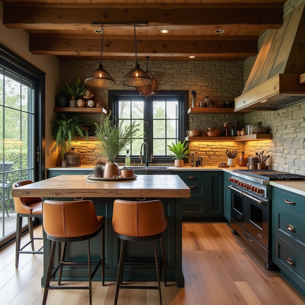 boho house kitchen 10