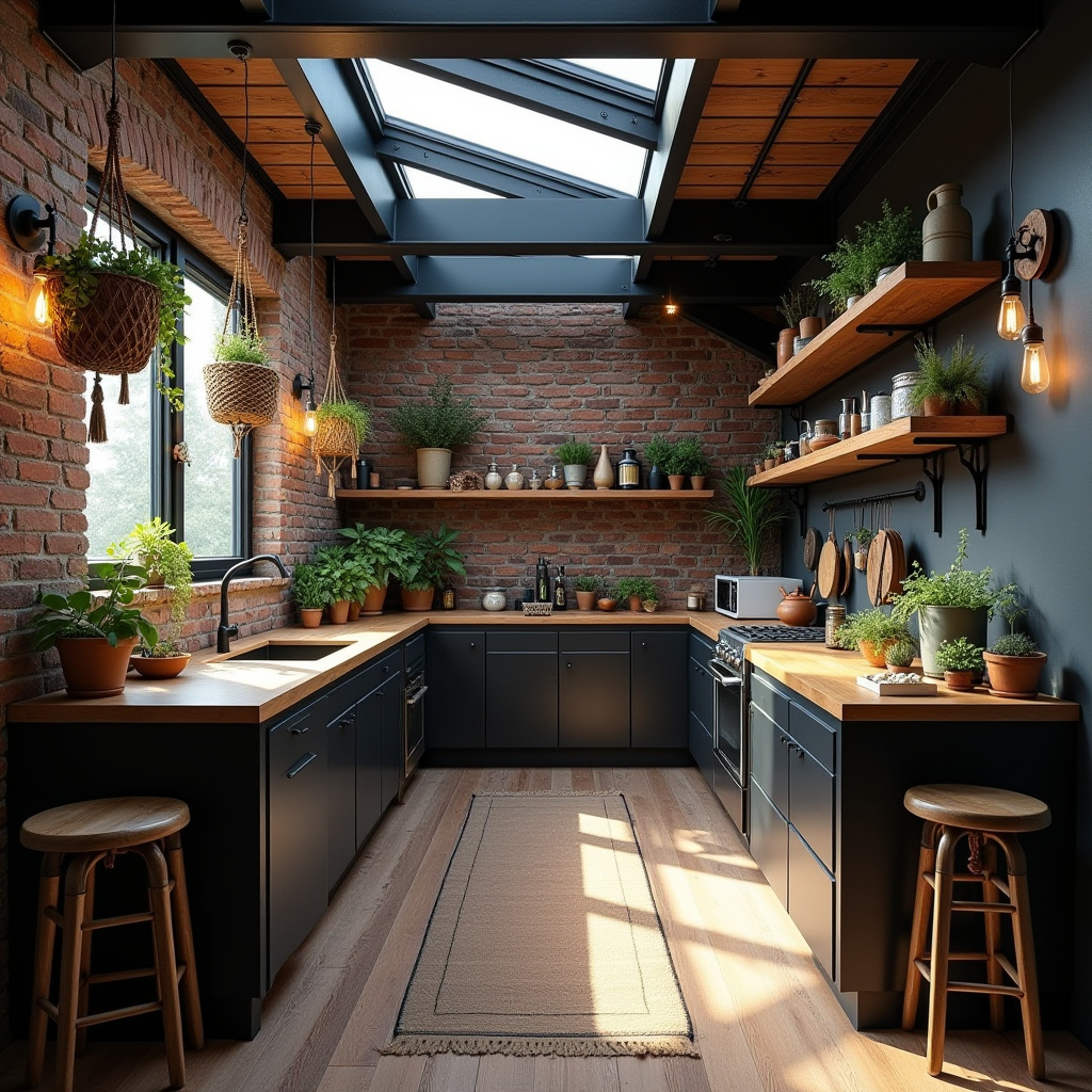 boho house kitchen 11