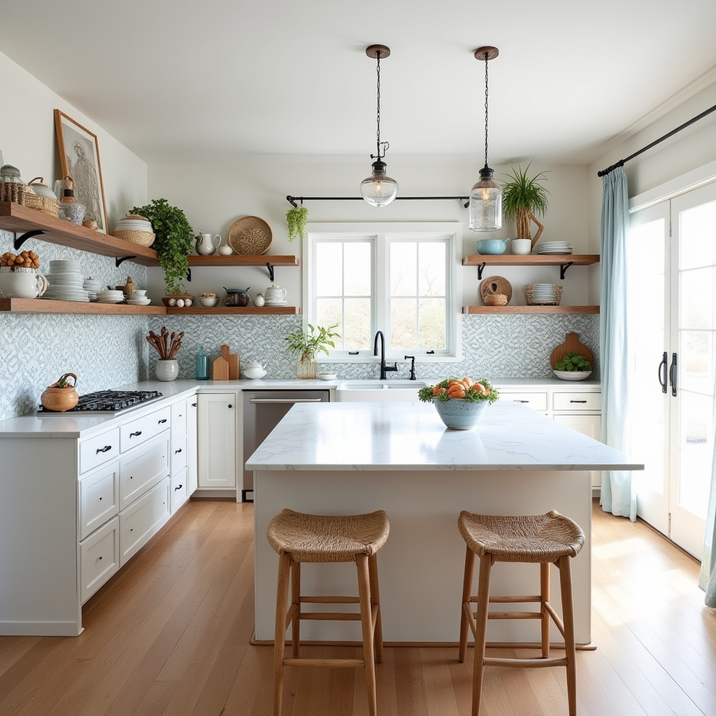 boho house kitchen 13