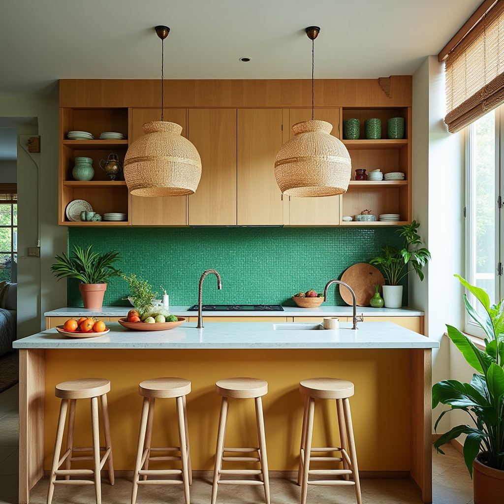 boho house kitchen 23