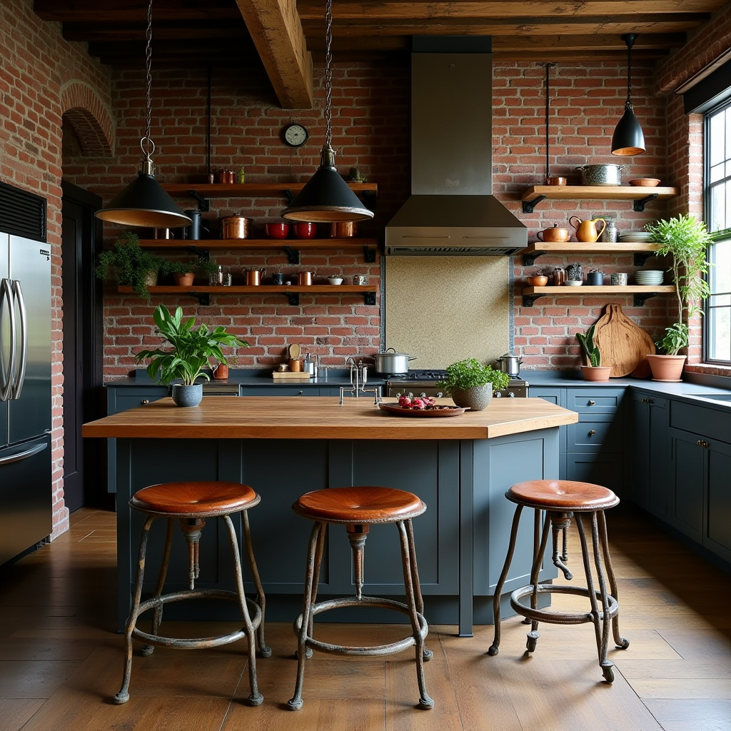 boho house kitchen 27