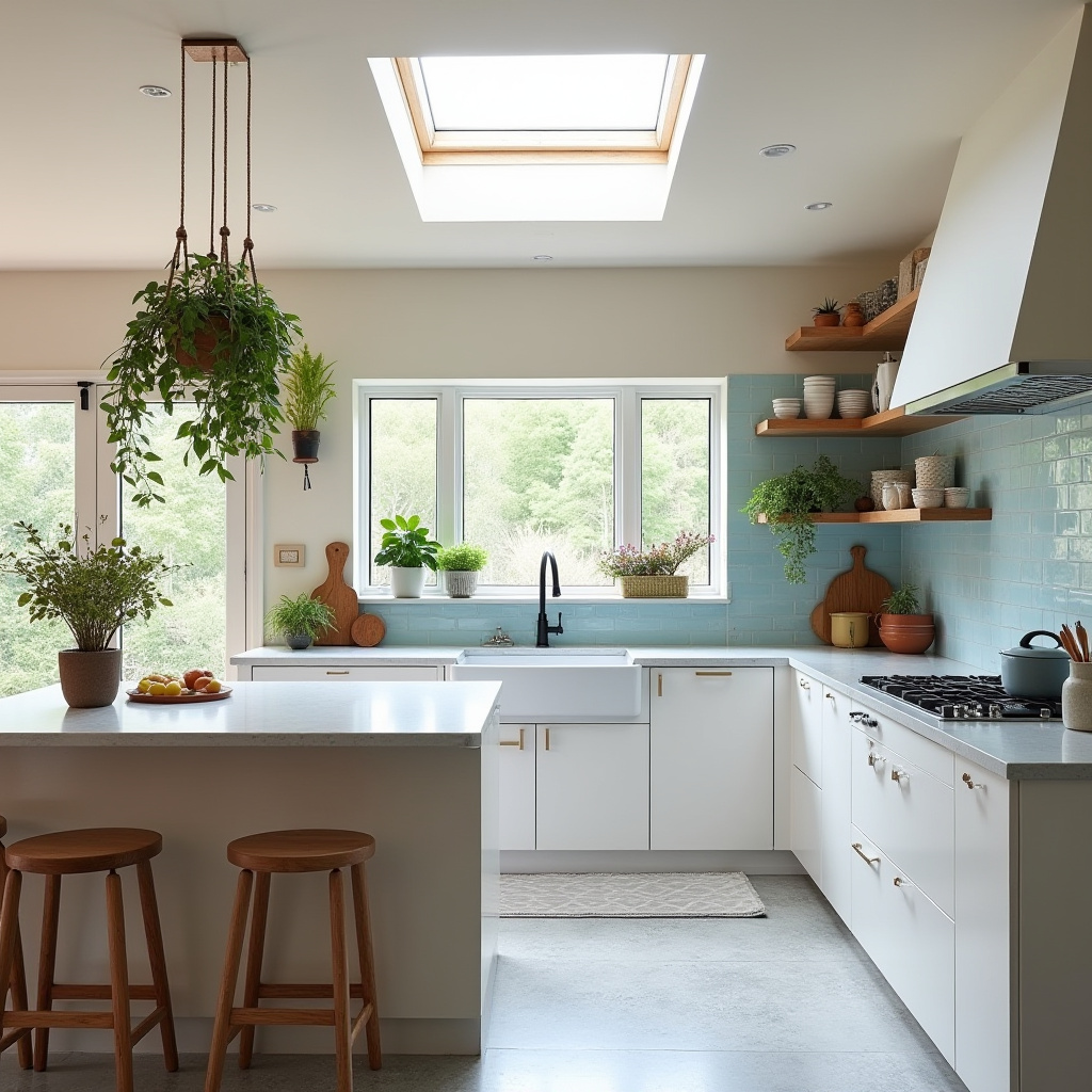 boho house kitchen 32