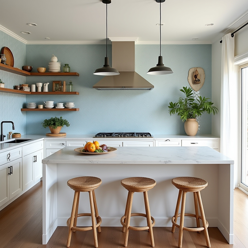 boho house kitchen 36