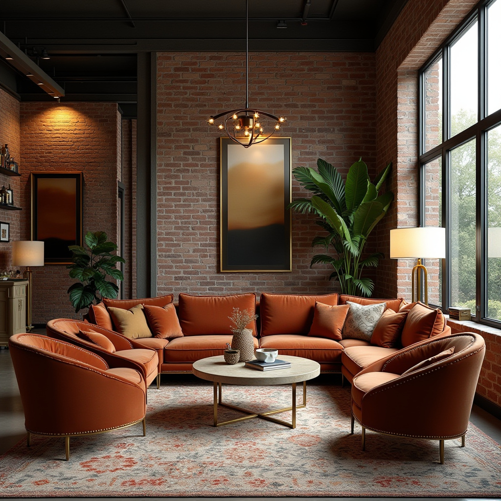 boho industrial living room 21