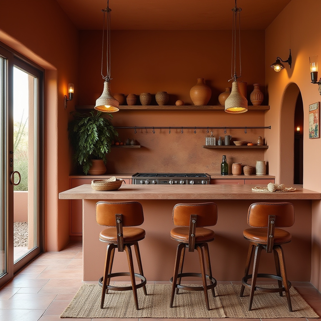 boho kitchen 34