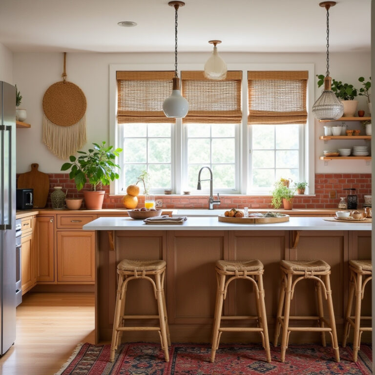 boho kitchen aesthetic 1