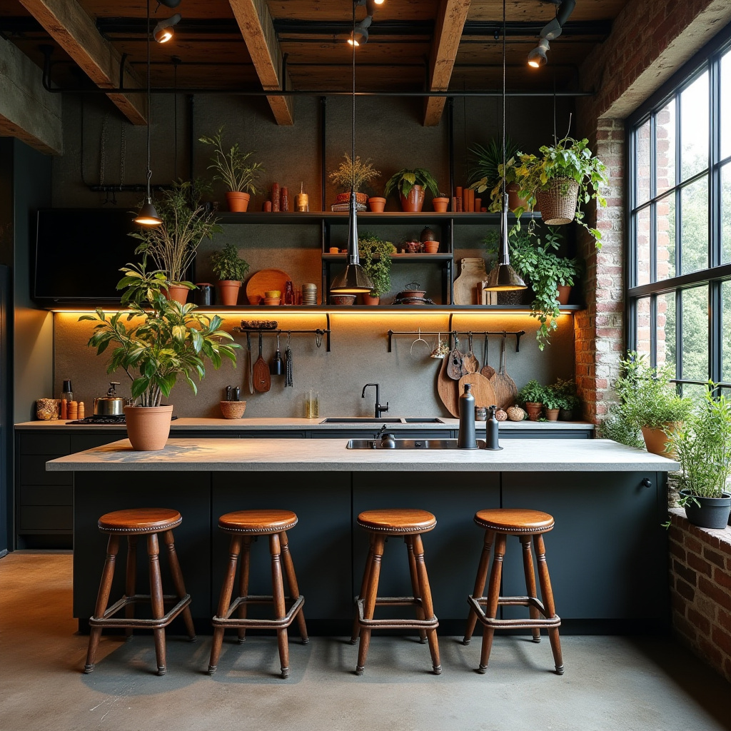boho kitchen aesthetic 13