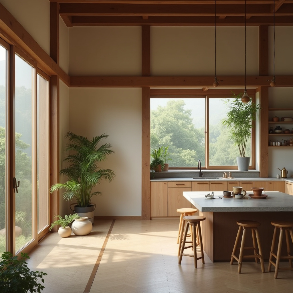 boho kitchen aesthetic 26
