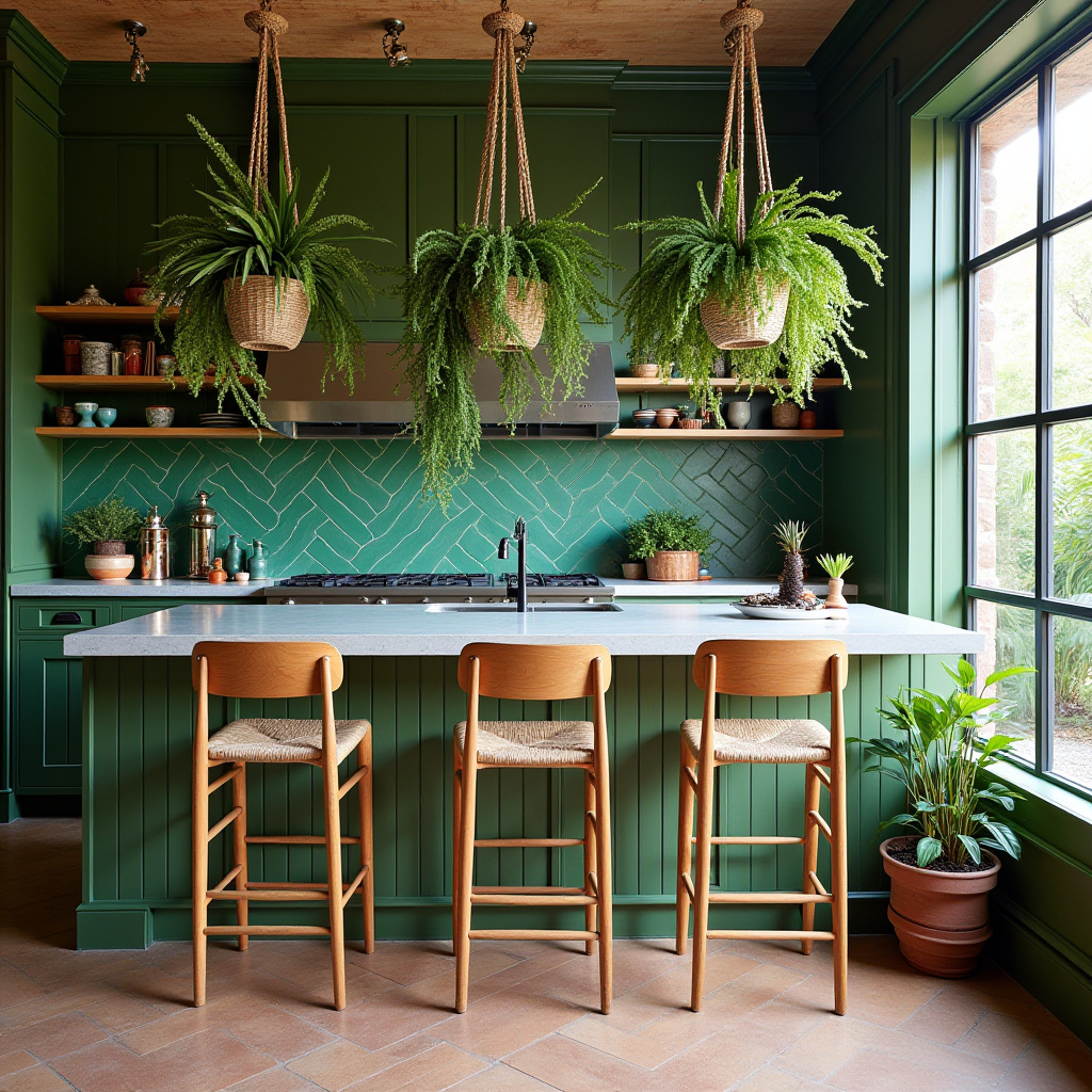 boho kitchen aesthetic 27
