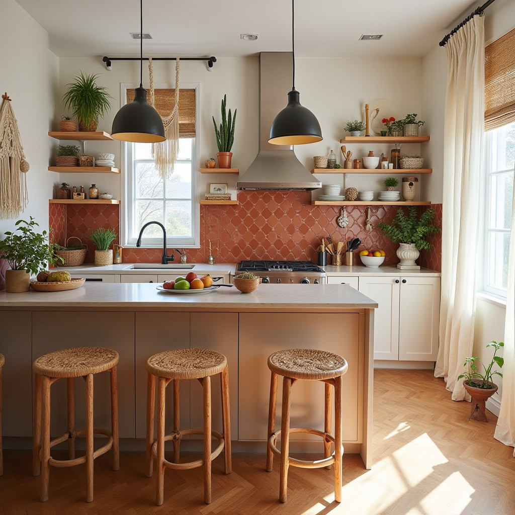 boho kitchen apartment 1