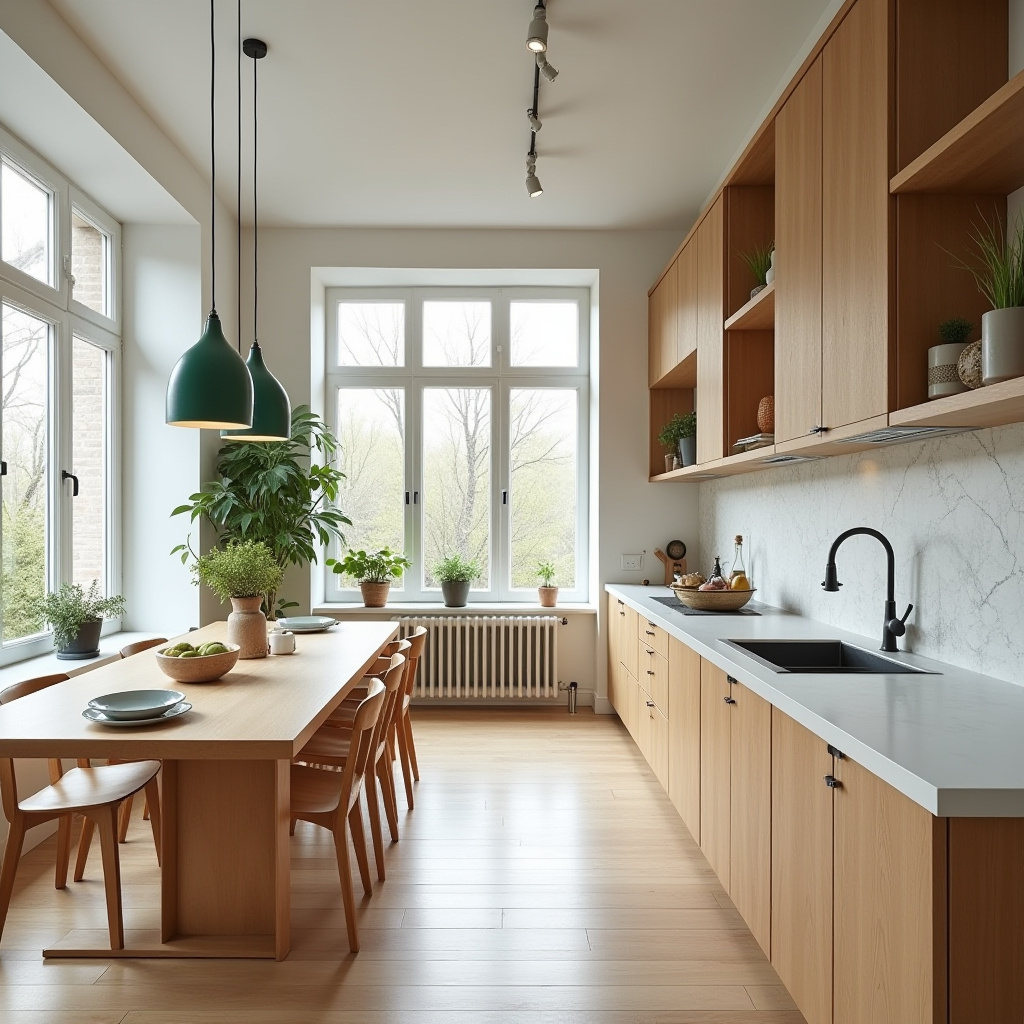 boho kitchen apartment 11