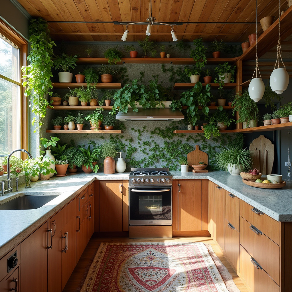 boho kitchen apartment 17